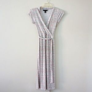 Paint Splattered Pattern Maxi Dress